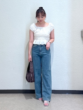 saara730さん（レディース・157cm）の夏コーディネート