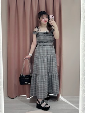 yuikaさん（レディース・159cm）の夏コーディネート