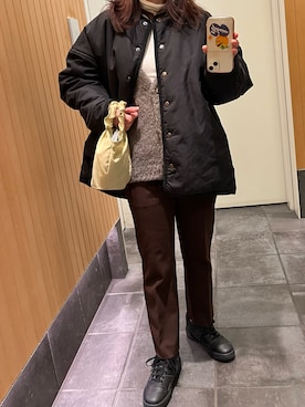 「CAVEZA ROSSO（カベサ ロッソ）のアイテム」を使った、reさん（レディース・152cm）の冬コーディネート