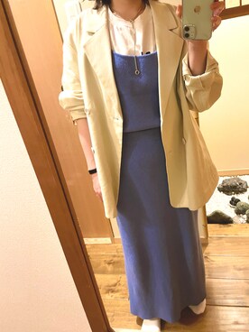 「STYLEMIXER（スタイルミキサー）のアイテム（ジャケット/アウター）」を使った、reさん（レディース・152cm）の春コーディネート