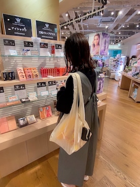 「Francfranc（フランフラン）のアイテム（トートバッグ）」を使った、huujiiさん（レディース・158cm）の秋コーディネート