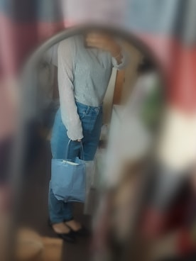 「INGNI（イング）のアイテム（上衣、ブルー系）」を使った、ちの🍀冬眠中💤さん（レディース・143cm）の夏コーディネート