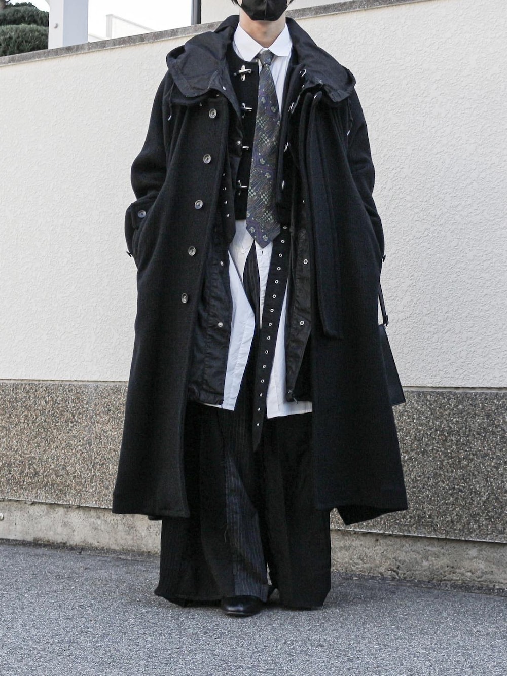 ジャケット・アウター Voaaov BISHU WOOL Stand Collar Long Coat VOAAOV（ヴォアーブ）の「【VOAAOV】BISHU RECYCLE RIDGE WOOL
