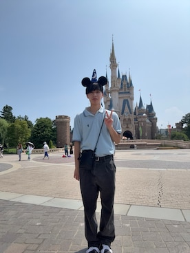 「disney」｜t_0122_rさん（メンズ・170cm）の夏コーディネート