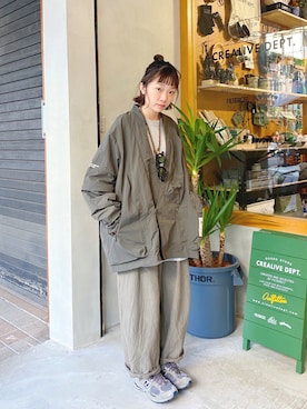 「FR2」｜「アイテム（ジャケット/アウター）」を使った、xuan077さん（レディース・160cm）の秋コーディネート