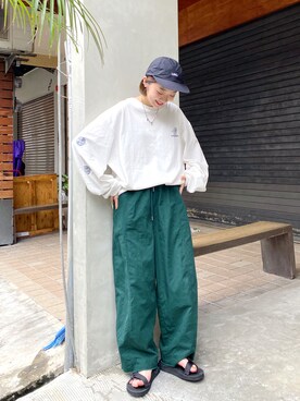 「LMCのアイテム（帽子）」を使った、xuan077さん（レディース・160cm）の秋コーディネート