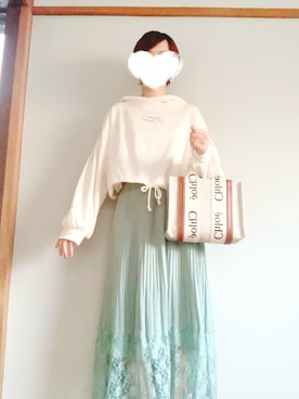 「WILLSELECTION（ウィルセレクション）のアイテム（スカート）」を使った、akiさん（レディース・153cm）の秋コーディネート