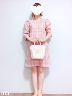 「accommode」｜「アイテム（ワンピース/ドレス）」を使った、akiさん（レディース・153cm）の冬コーディネート
