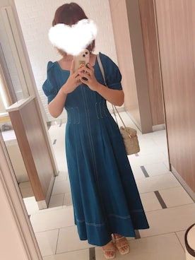 「AND COUTURE（アンドクチュール）のアイテム」を使った、akiさん（レディース・153cm）の秋コーディネート