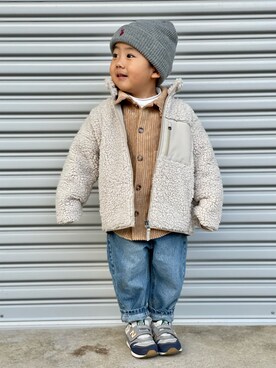 蒼さん(キッズ・90cm)の冬コーディネート