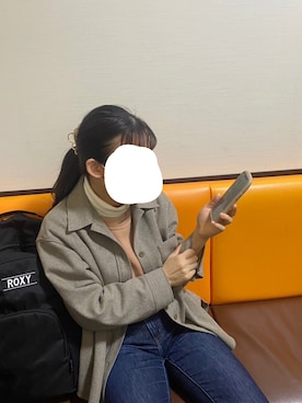 「ROXY（ロキシー）のアイテム（バッグ）」を使った、うなちゃんさん（レディース・162cm）の秋コーディネート