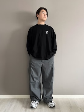 「アイテム（スニーカー）」を使った、Rooori_さん（キッズ・170cm）の秋コーディネート