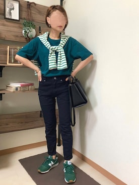 「orcival」｜「アイテム（アクセサリー）」を使った、ちゃばさん（レディース・148cm）の秋コーディネート