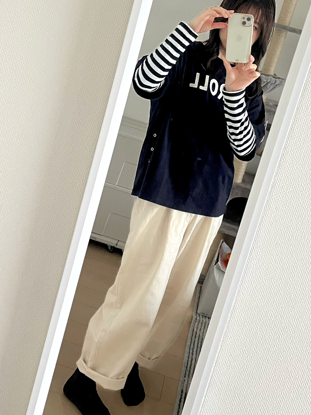 ぷー★新品★サマンサモスモス★シンプル＊ゆったり＊ツイルタックパンツ Samansa Mos2（サマンサ モスモス）の「ツイルタックギャザー