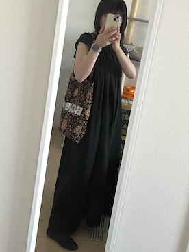 「cepo（セポ）のアイテム（トートバッグ）」を使った、JcoRo☀︎さん（レディース・158cm）の夏コーディネート