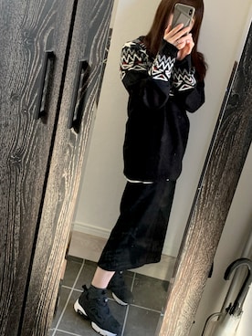 「hagumu（ハグム）のアイテム」を使った、JcoRo☀︎さん（レディース・158cm）の秋コーディネート