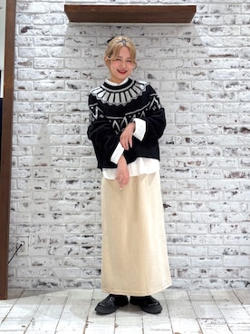 yukaさん(レディース・153cm)の冬コーディネート