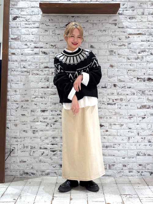 ストレッチコールスカート