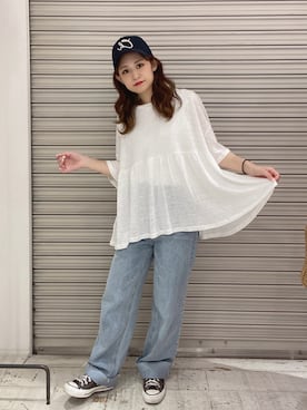 yukaさん（レディース・153cm）の春コーディネート