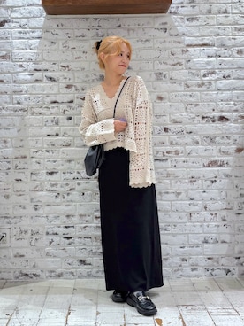 「ナロースカート」｜yukaさん（レディース・153cm）の秋コーディネート