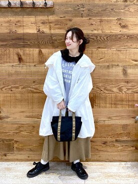 「ハロウィン」｜「アイテム（モッズコート）」を使った、yukaさん（レディース・153cm）の秋コーディネート