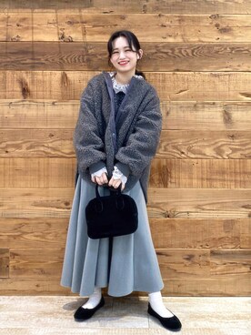 yukaさん（レディース・153cm）の冬コーディネート