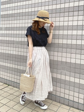 yukaさん（レディース・153cm）の春コーディネート