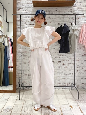 yukaさん（レディース・153cm）の夏コーディネート