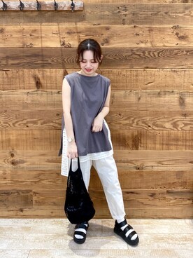 yukaさん(レディース・153cm)の夏コーディネート