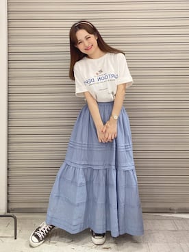 yukaさん（レディース・153cm）の夏コーディネート