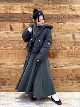 yukaさん（レディース・153cm）の冬コーディネート