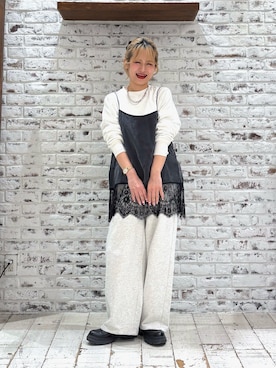 「PUAL CE CIN（ピュアルセシン）のアイテム」を使った、yukaさん（レディース・153cm）の冬コーディネート