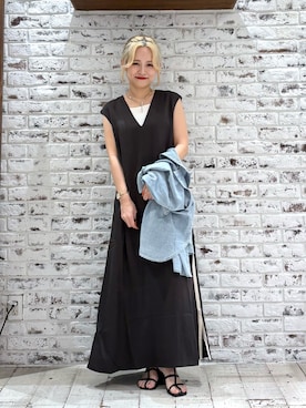 「PUAL CE CIN（ピュアルセシン）のアイテム」を使った、yukaさん（レディース・153cm）の夏コーディネート