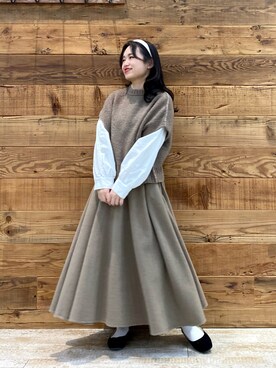 yukaさん（レディース・153cm）の冬コーディネート