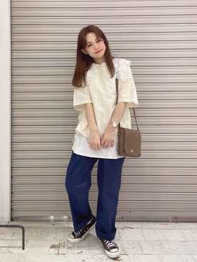 yukaさん（レディース・153cm）の春コーディネート