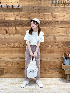 yukaさん（レディース・153cm）の夏コーディネート