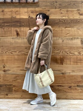 yukaさん（レディース・153cm）の冬コーディネート