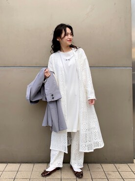 yukaさん（レディース・153cm）の春コーディネート