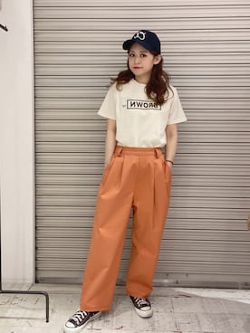 yukaさん（レディース・153cm）の春コーディネート