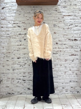 yukaさん（レディース・153cm）の冬コーディネート