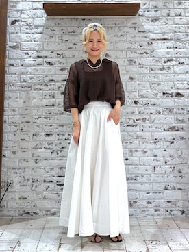 yukaさん（レディース・153cm）の夏コーディネート