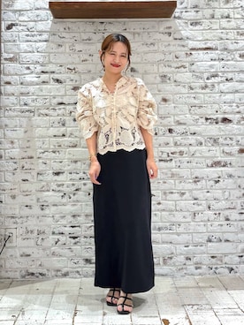 「ナロースカート」｜yukaさん（レディース・153cm）の秋コーディネート