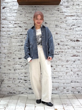 「PUAL CE CIN（ピュアルセシン）のアイテム」を使った、yukaさん（レディース・153cm）の春コーディネート