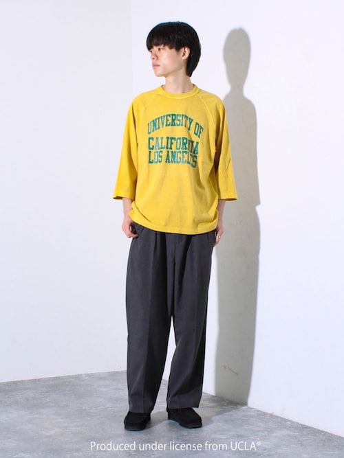 セール】【GOOD ROCK SPEED】カレッジロゴ ラグランTシャツ 7分袖（T