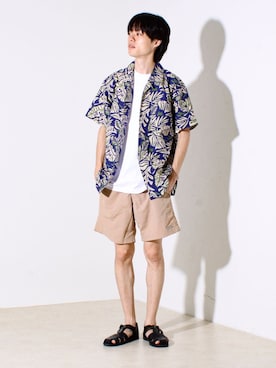 「Eddie Bauer（エディーバウアー）のアイテム」を使った、reさん（メンズ・173cm）の夏コーディネート