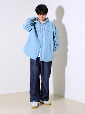 「フード」｜reさん（メンズ・173cm）の秋コーディネート