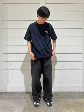 「GLOSTER（グロスター）のアイテム」を使った、reさん（メンズ・173cm）の夏コーディネート