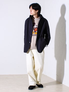 「ミッキー」｜reさん（メンズ・173cm）の秋コーディネート