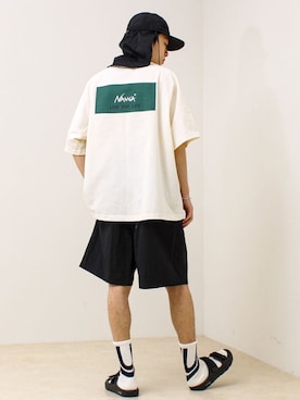 「GLOSTER（グロスター）のアイテム」を使った、reさん（メンズ・173cm）の春コーディネート