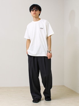 「NANGA（ナンガ）のアイテム」を使った、reさん（メンズ・173cm）の春コーディネート